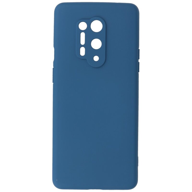 2,0 mm tyk mode farve TPU taske til OnePlus 8 Pro Navy