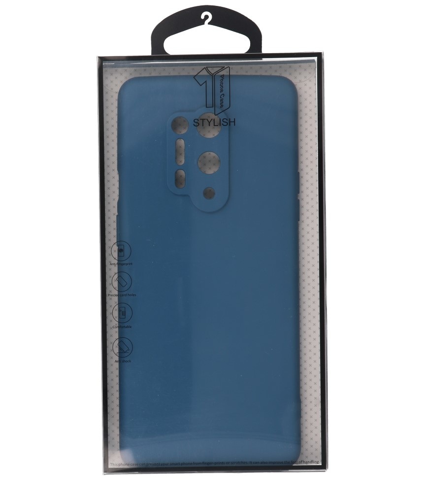 Coque en TPU Fashion Color de 2,0 mm d'épaisseur pour OnePlus 8 Pro Navy