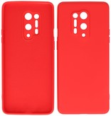 2,0 mm dickes TPU-Gehäuse in Modefarbe für OnePlus 8 Pro Red