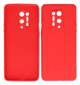 2,0 mm tyk mode farve TPU taske OnePlus 8 Pro Rød