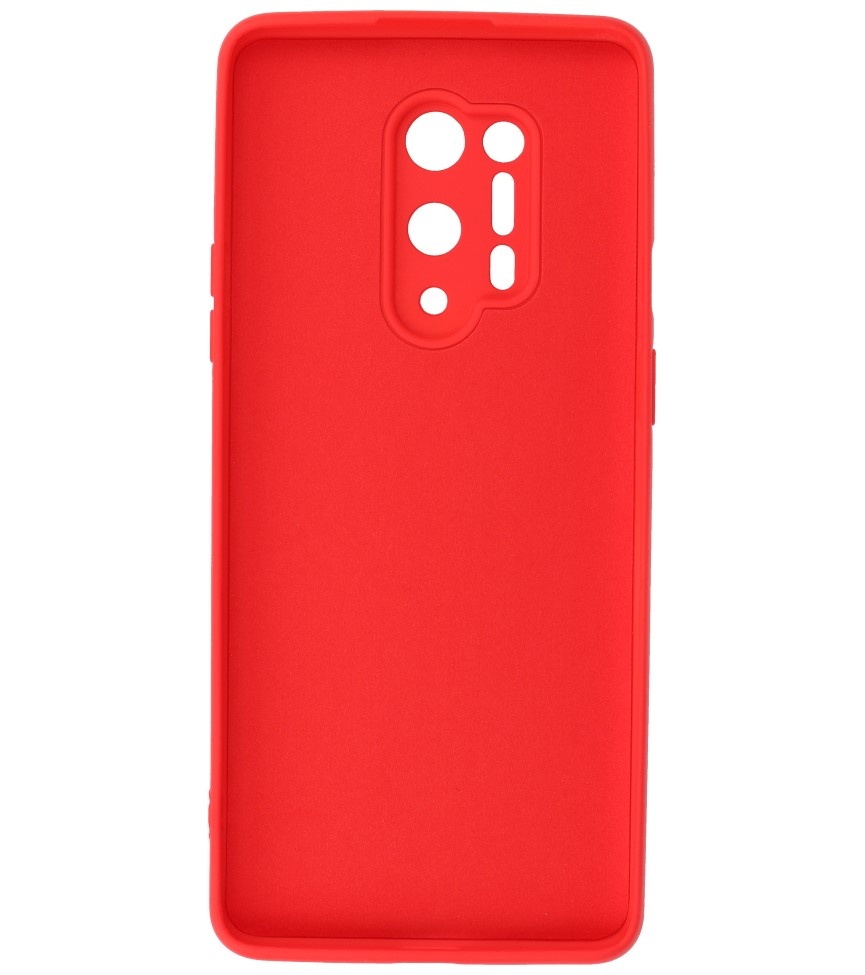 2,0 mm dickes TPU-Gehäuse in Modefarbe für OnePlus 8 Pro Red