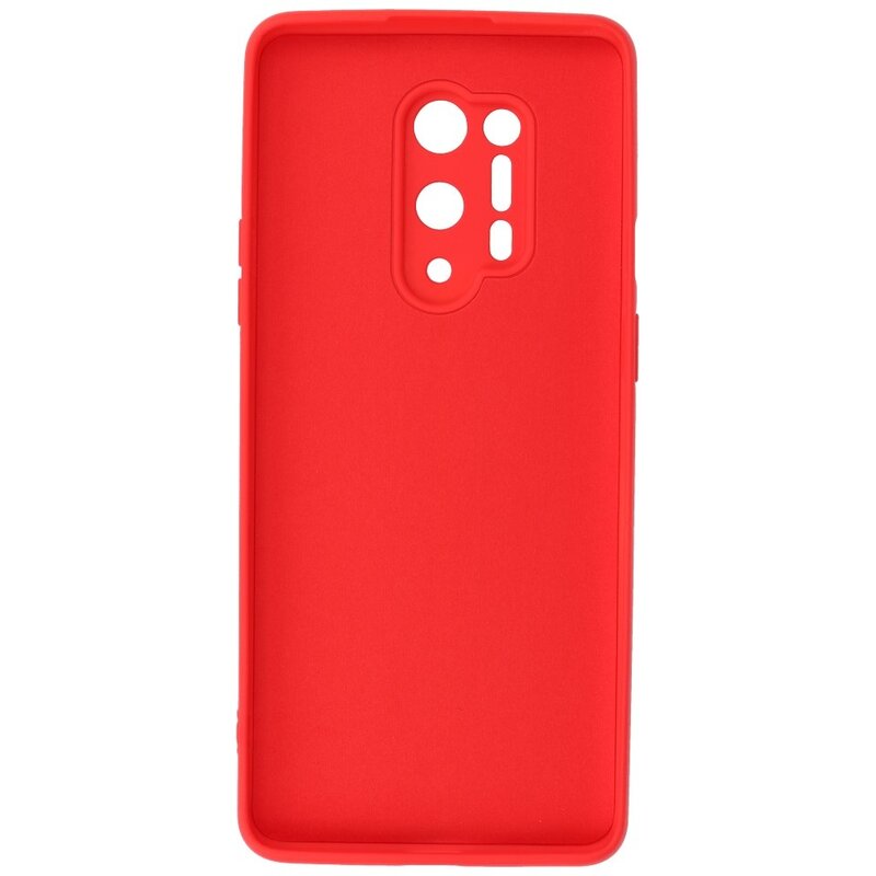 2,0 mm tyk mode farve TPU taske til OnePlus 8 Pro Rød