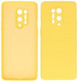 Custodia in TPU color moda spessa 2,0 mm per OnePlus 8 Pro giallo