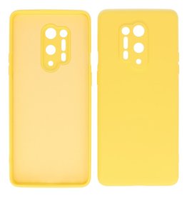 2,0 mm tyk mode farve TPU taske OnePlus 8 Pro gul