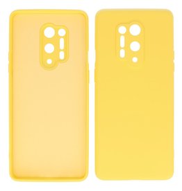 2.0mm Dikke Fashion Color TPU Hoesje OnePlus 8 Pro Geel