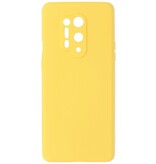 Custodia in TPU color moda spessa 2,0 mm per OnePlus 8 Pro giallo