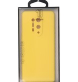 Carcasa de TPU de color de moda de 2.0 mm de espesor para OnePlus 8 Pro Amarillo