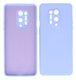 Custodia in TPU colore moda spesso 2,0 mm per OnePlus 8 Pro viola