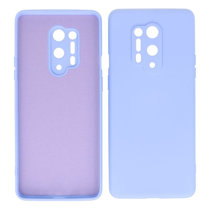 2,0 mm dickes TPU-Gehäuse in Modefarbe für OnePlus 8 Pro Purple