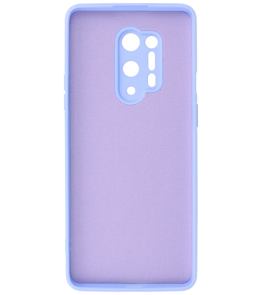 2,0 mm tyk mode farve TPU taske til OnePlus 8 Pro lilla