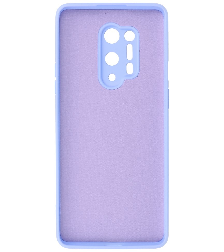 2.0mm Dikke Fashion Color TPU Hoesje voor OnePlus 8 Pro Paars