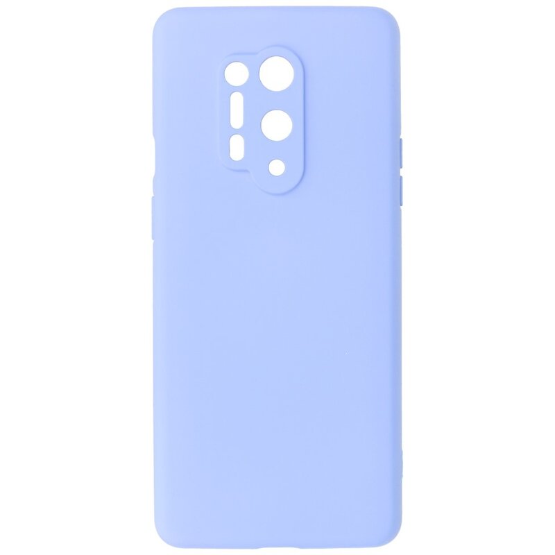 2,0 mm tyk mode farve TPU taske til OnePlus 8 Pro lilla