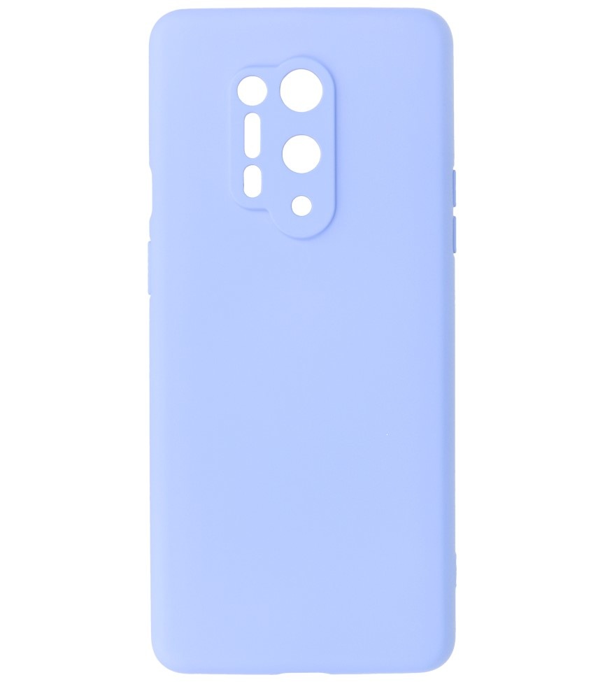 Coque en TPU Fashion Color de 2,0 mm d'épaisseur pour OnePlus 8 Pro Violet