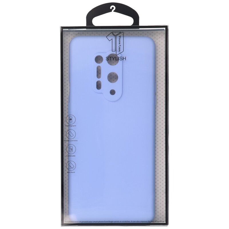 2,0 mm dickes TPU-Gehäuse in Modefarbe für OnePlus 8 Pro Purple