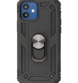 Coque Armor avec anneau pour iPhone 12 Mini Noir