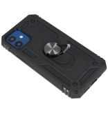 Coque Armor avec anneau pour iPhone 12 Mini Noir