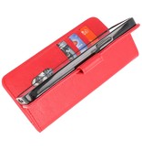 Funda Bookstyle Wallet Cases para iPhone 12 mini Rojo