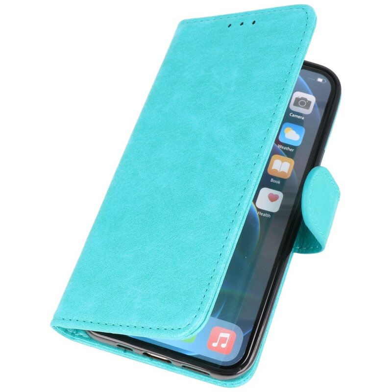 Bookstyle Wallet Cases Cover für iPhone 12 Mini Green