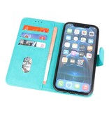 Bookstyle Wallet Cases Cover pour iPhone 12 mini Vert