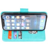 Bookstyle Wallet Cases Hoes voor iPhone 12 mini Groen