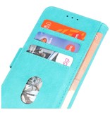 Bookstyle Wallet Cases Hoes voor iPhone 12 mini Groen