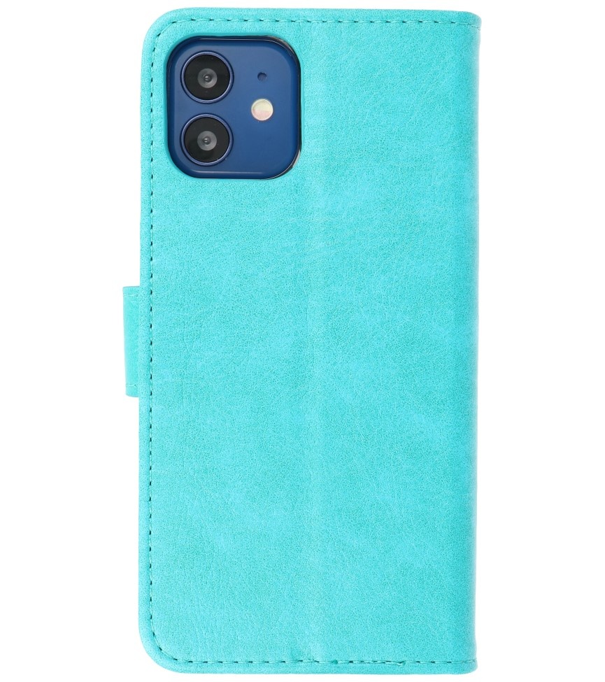 Bookstyle Wallet Cases Cover für iPhone 12 Mini Green