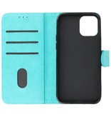 Bookstyle Wallet Cases Hoes voor iPhone 12 mini Groen