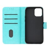 Bookstyle Wallet Cases Cover for iPhone 12 mini Green