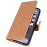 Bookstyle Wallet Cases Hoes voor iPhone 12 mini Bruin