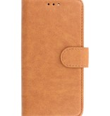 Bookstyle Wallet Cases Hoes voor iPhone 12 mini Bruin