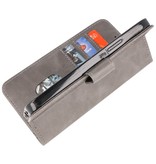 Bookstyle Wallet Cases Cover for iPhone 12 mini Gray