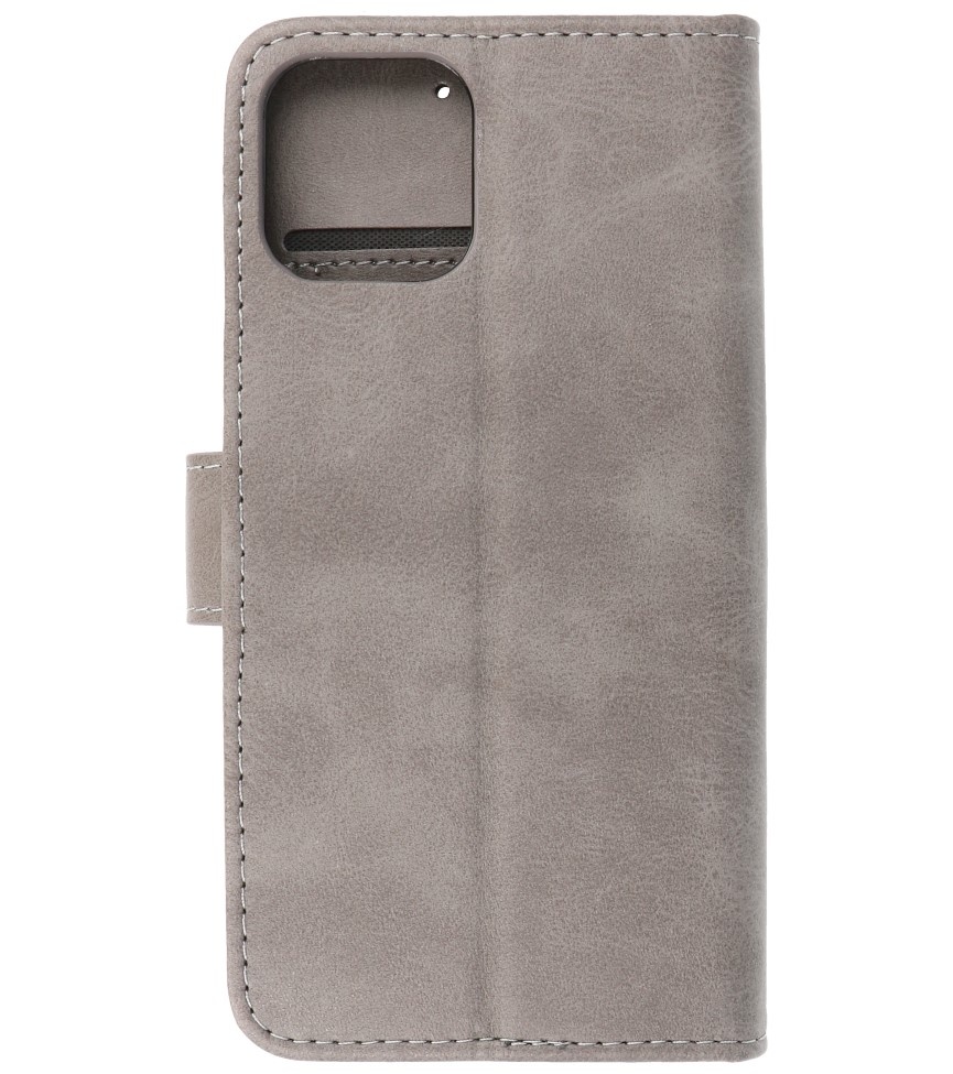 Bookstyle Wallet Covers Cover til iPhone 12 mini Grå