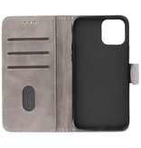 Bookstyle Wallet Cases Cover für iPhone 12 Mini Grey
