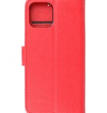 Bookstyle Wallet Cases Cover for iPhone 12 - 12 Pro Red