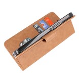 Funda Bookstyle Wallet Cases para iPhone 12-12 Pro Marrón