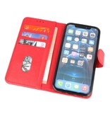 Bookstyle Wallet Cases Cover für iPhone 12 Pro Max Red