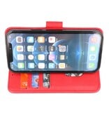 Bookstyle Wallet Cases Cover für iPhone 12 Pro Max Red