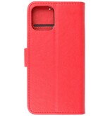 Bookstyle Wallet Cases Cover für iPhone 12 Pro Max Red