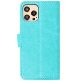 Custodia a portafoglio Bookstyle Cover per iPhone 12 Pro Max Green