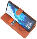 Luxe Portemonnee Hoesje voor Samsung Galaxy S20 FE Bruin