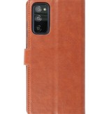 Luxe Portemonnee Hoesje voor Samsung Galaxy S20 FE Bruin