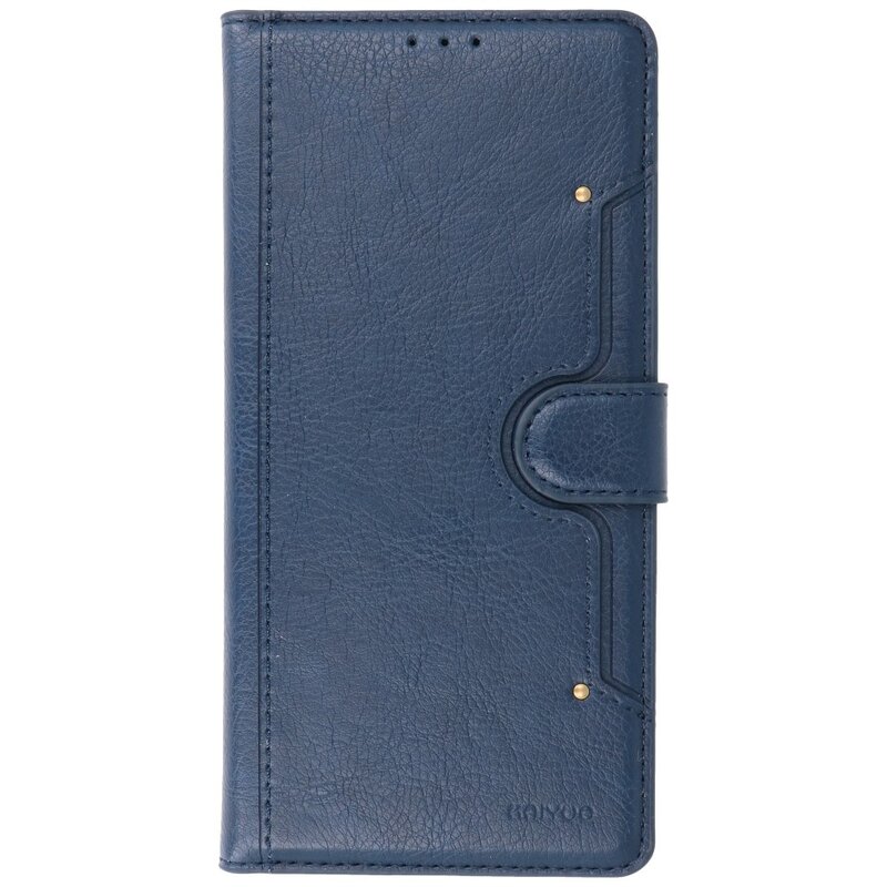 Estuche de lujo tipo billetera para Samsung Galaxy S21 Navy