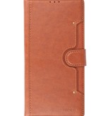 Etui Portefeuille de Luxe pour Samsung Galaxy S21 Marron