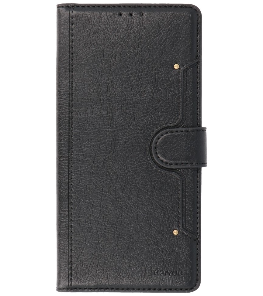 Luxus Brieftasche Hülle für Samsung Galaxy S21 Plus Schwarz