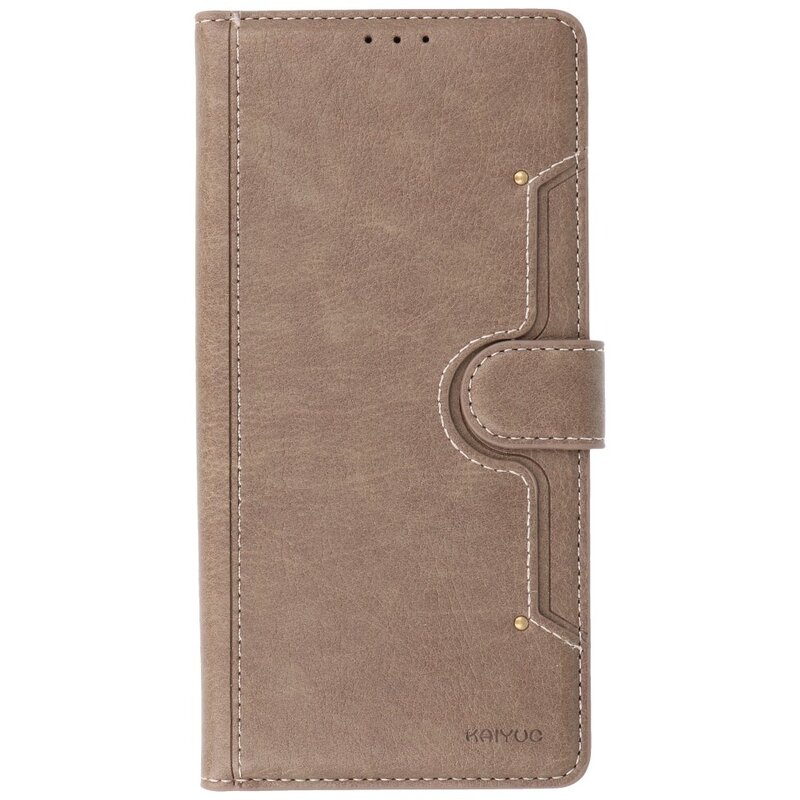 Luxury Wallet Case for Samsung Galaxy S21 Plus Gray