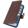 MF Kratzfreie handgefertigte Ledertasche iPhone 12 Pro Max Mocca