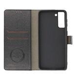 Luxe Portemonnee Hoesje voor Samsung Galaxy S21 Plus Zwart