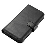 Classic Design Genuine Leather Case for iPhone 12 Pro Max Black