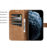 Classic Design Genuine Leather Case for iPhone 12 Pro Max Cognac