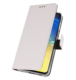 Wallet Cases Cover for Huawei P40 Lite E / Y7P White